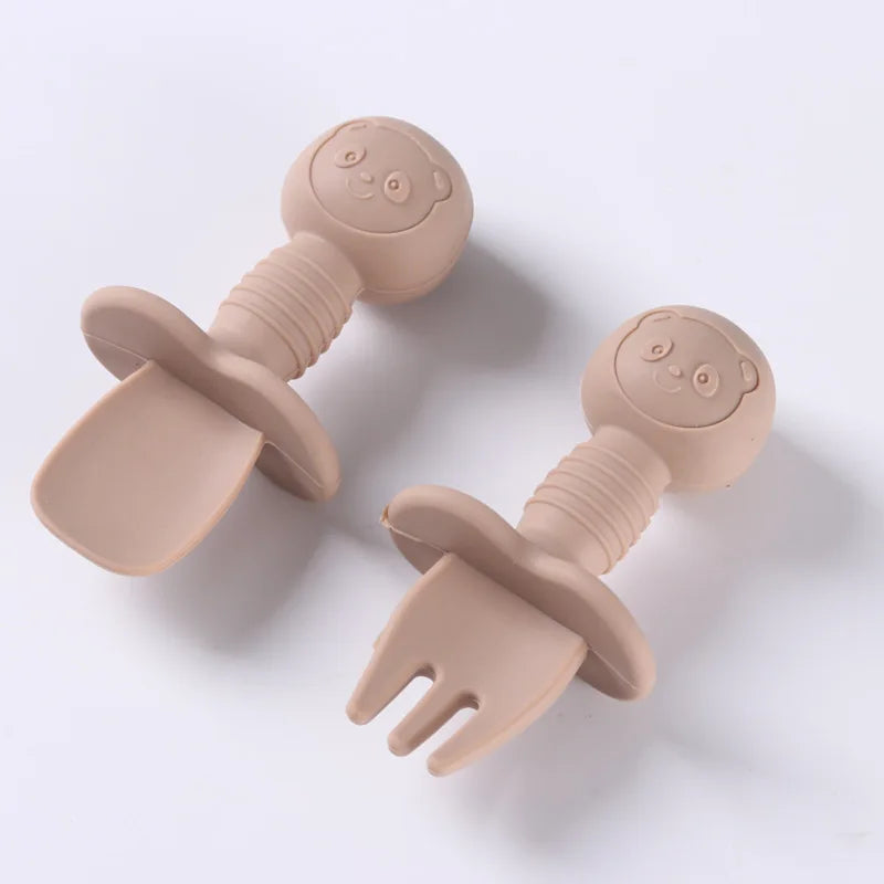 Set Posate in Silicone per Bambini