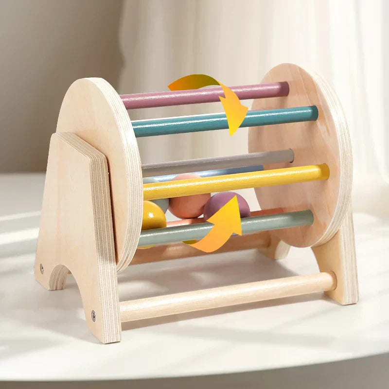 Tamburo Rotante Montessori in Legno