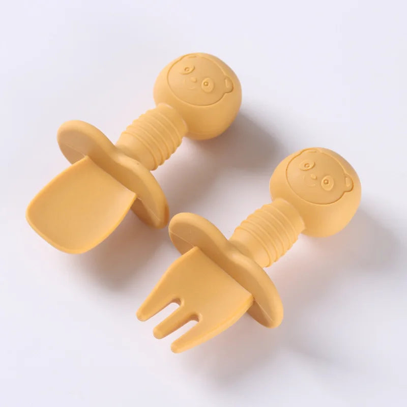 Set Posate in Silicone per Bambini