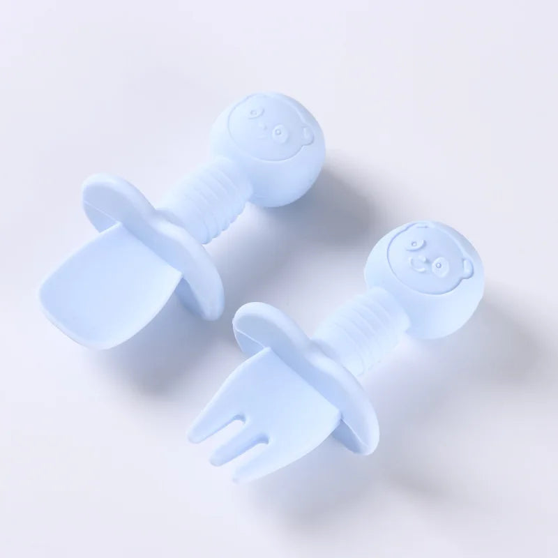 Set Posate in Silicone per Bambini