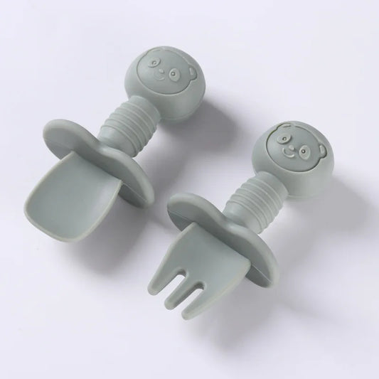 Set Posate in Silicone per Bambini